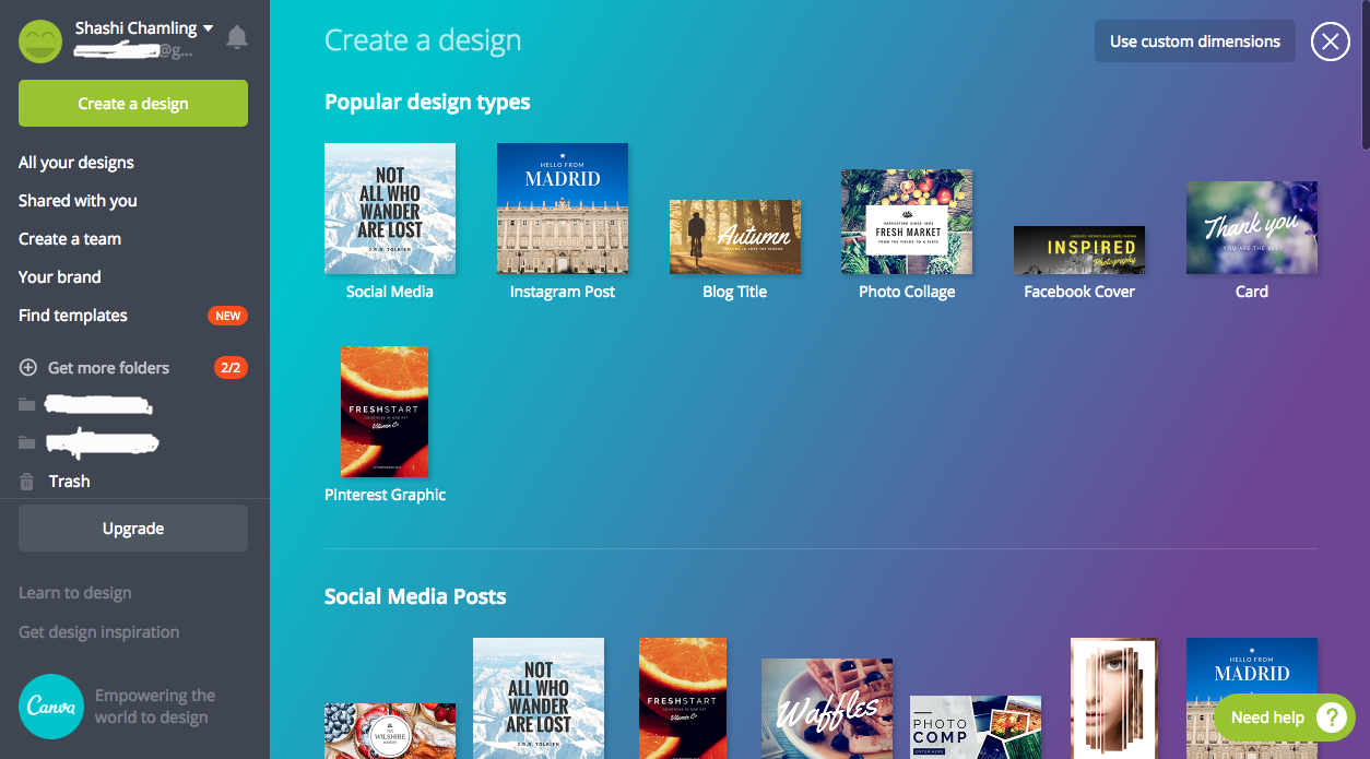 beginners guide to creating graphics using Canva