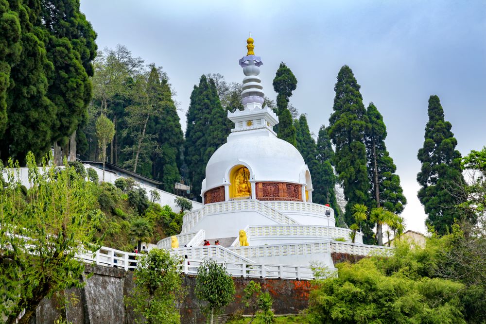 japanese peace pagoda darjeeling