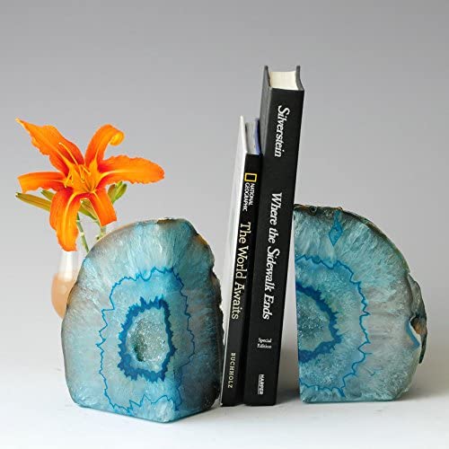 Agate bookends