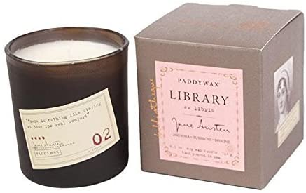 library scented candle